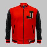 Custom Red Varsity Jacket – Build Your Own Letterman Jacket with Premium Embroidery