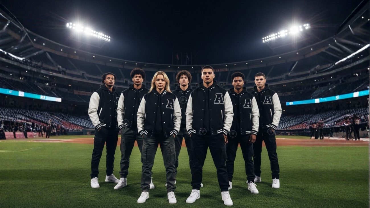 Maroon Baseball Jackets With Leather Sleeves