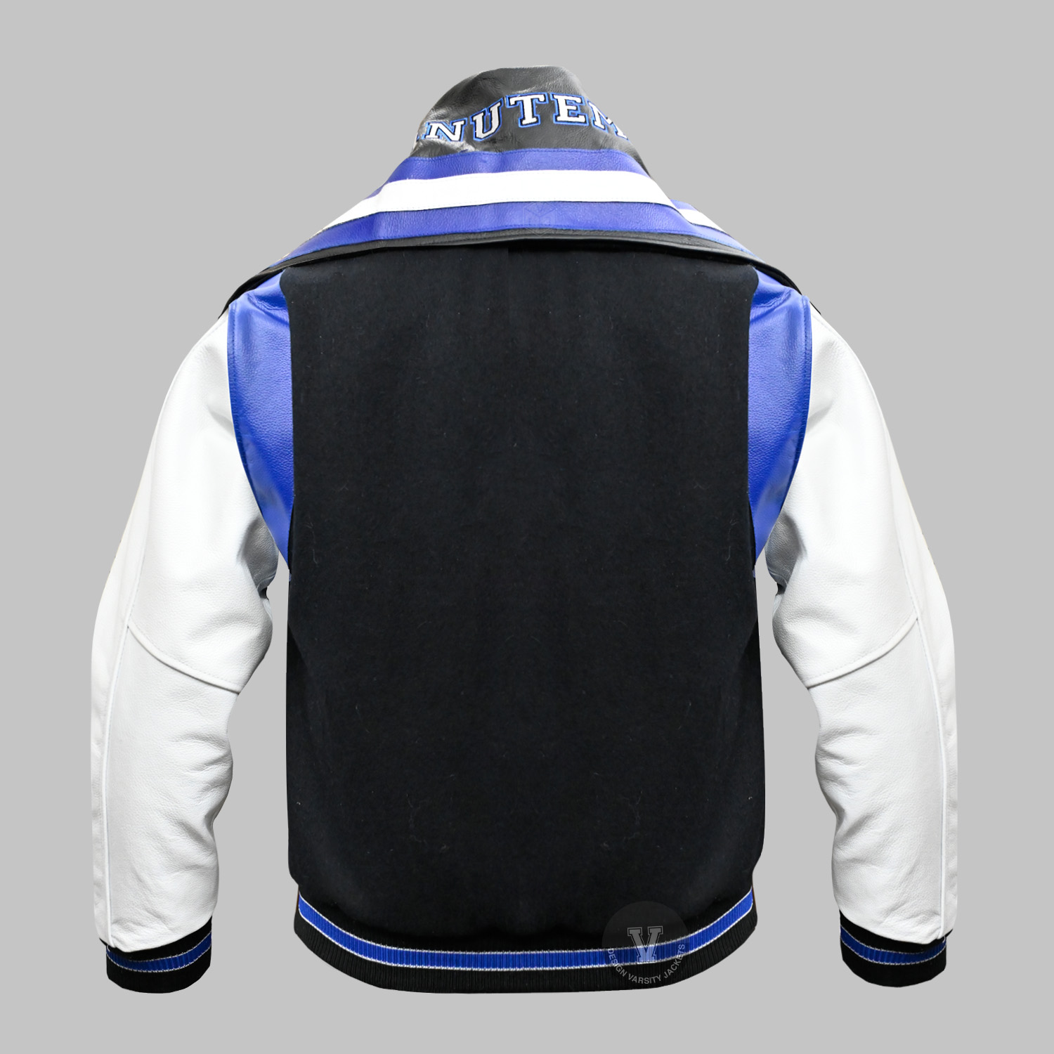 Sailor Collar Letterman Jacket back