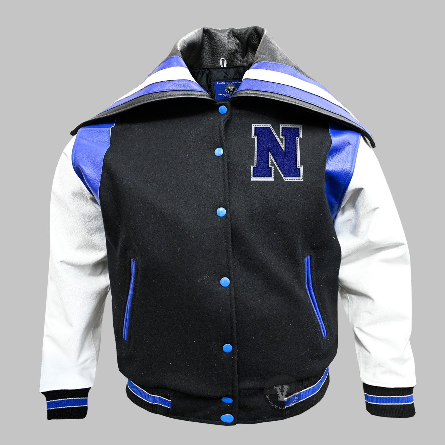 Sailor Collar Letterman Jacket | Custom Varsity Jackets for Teams & Bulk Orders