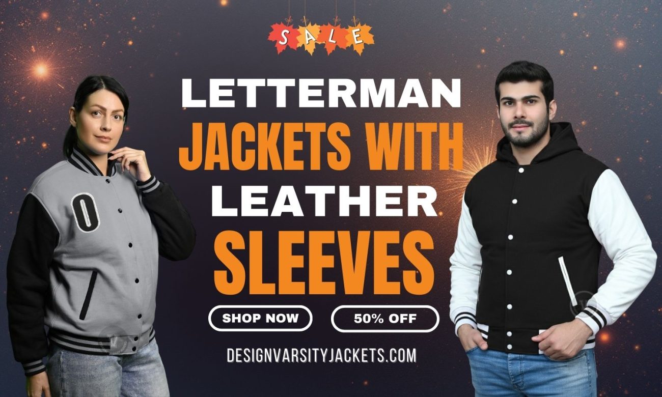 Letterman Jackets With Leather Sleeves