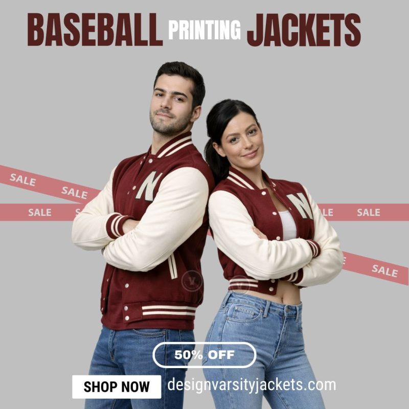 Baseball Jackets With Cogo Printing