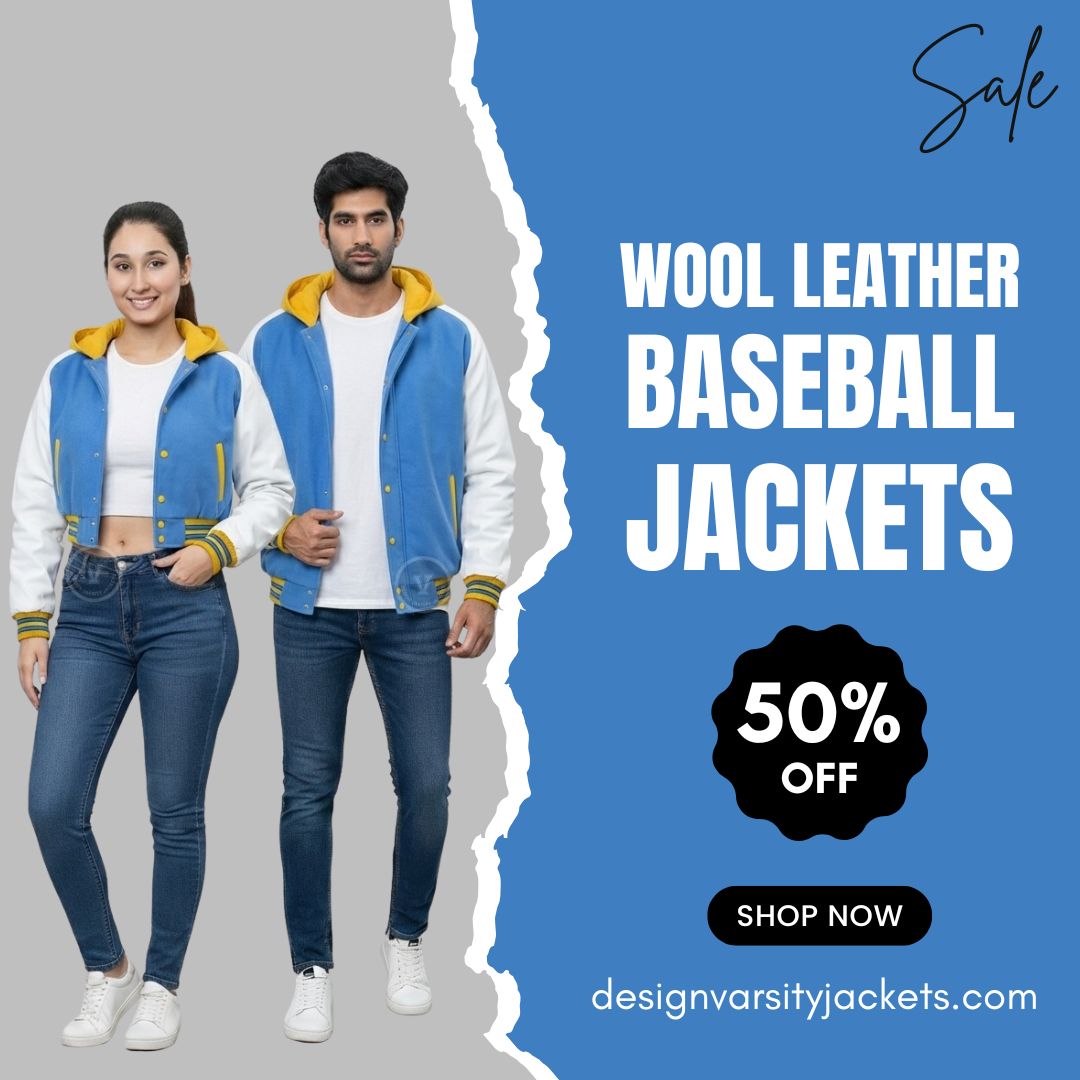 Wool And Leather Baseball Jackets Custom Made