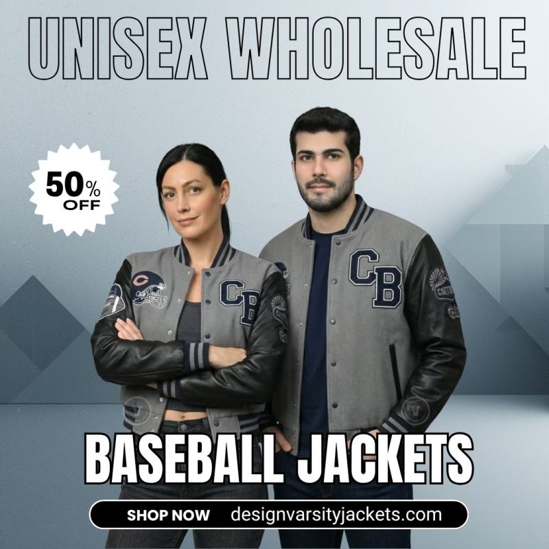 Unisex Baseball Jackets Wholesale Bulk
