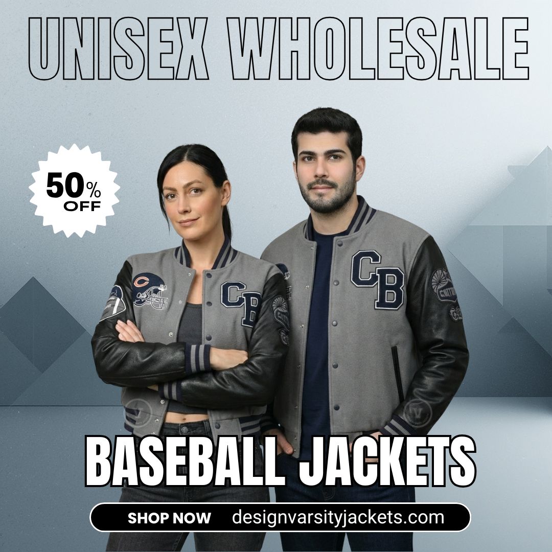 Unisex Baseball Jackets Wholesale Bulk