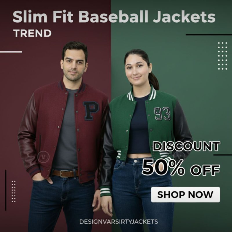 Slim Fit Baseball Jackets Trend