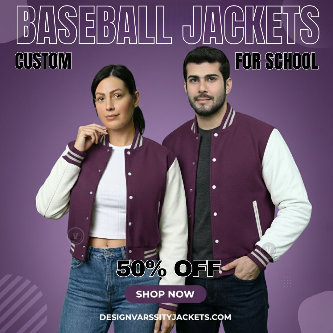 Custom Baseball Jackets For Schools