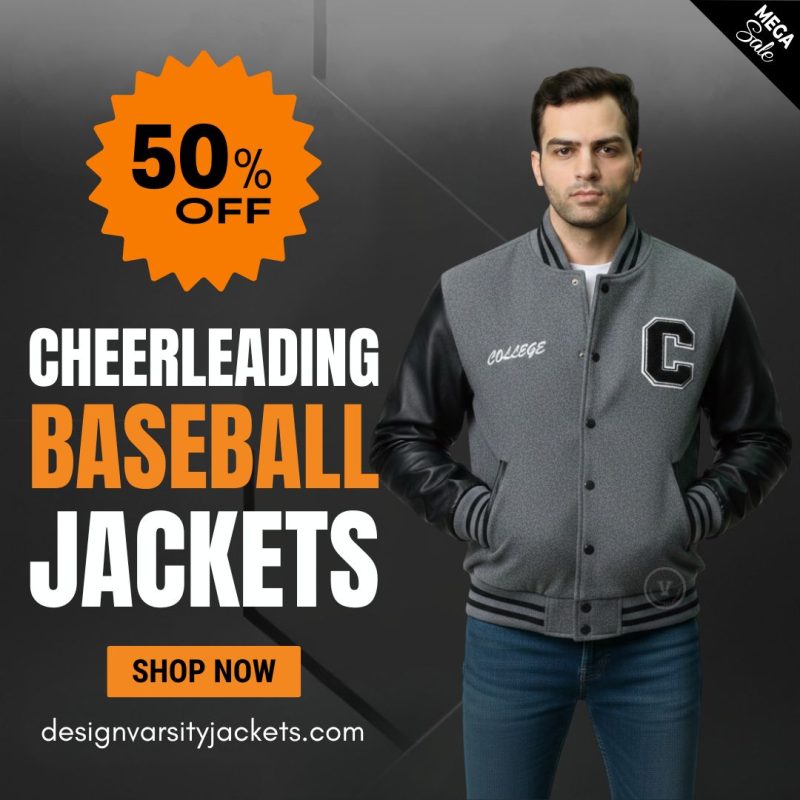 Cheerleading Baseball Jackets Personalized