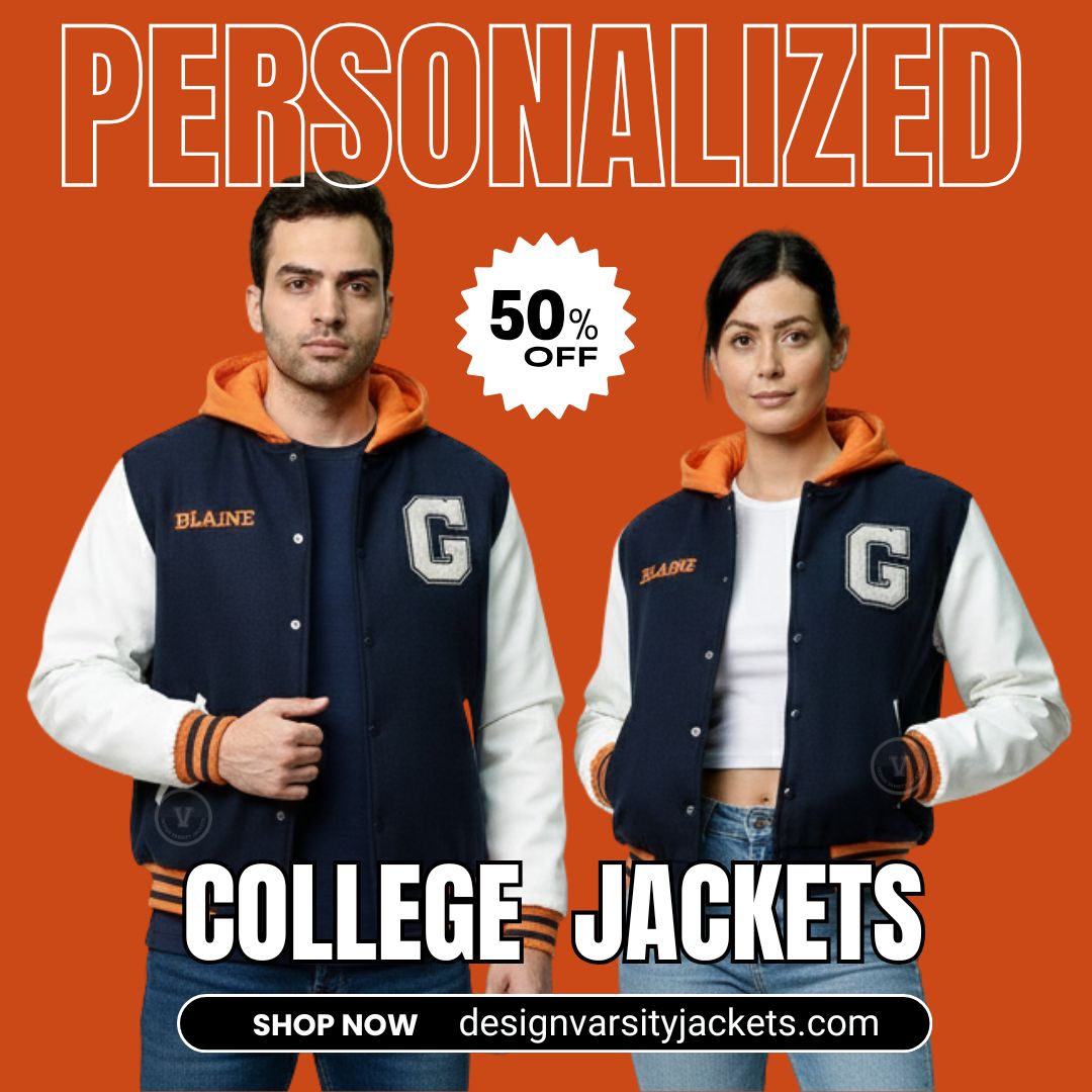 Personalized College Baseball Jackets