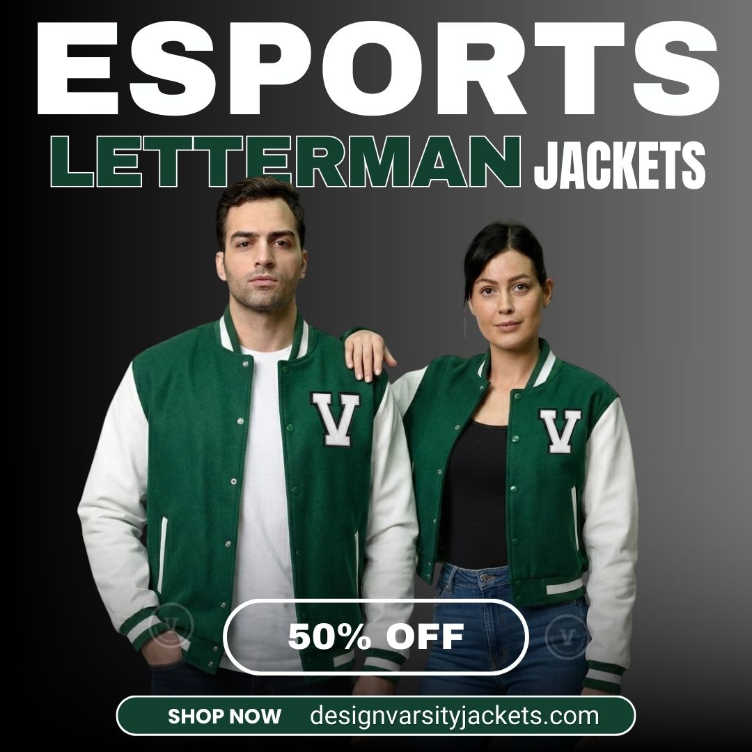 Esports Letterman Jackets Custom Design