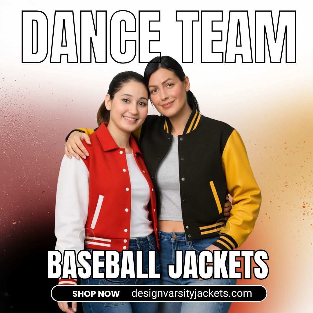 Dance Team Baseball Jackets Customized