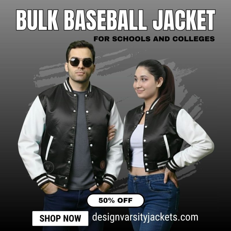 Bulk Baseball Jackets For Schools And Colleges