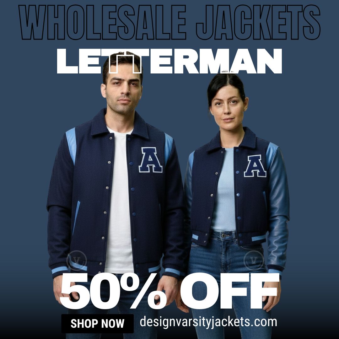 Wholesale Letterman Jackets With Logo Embroidery