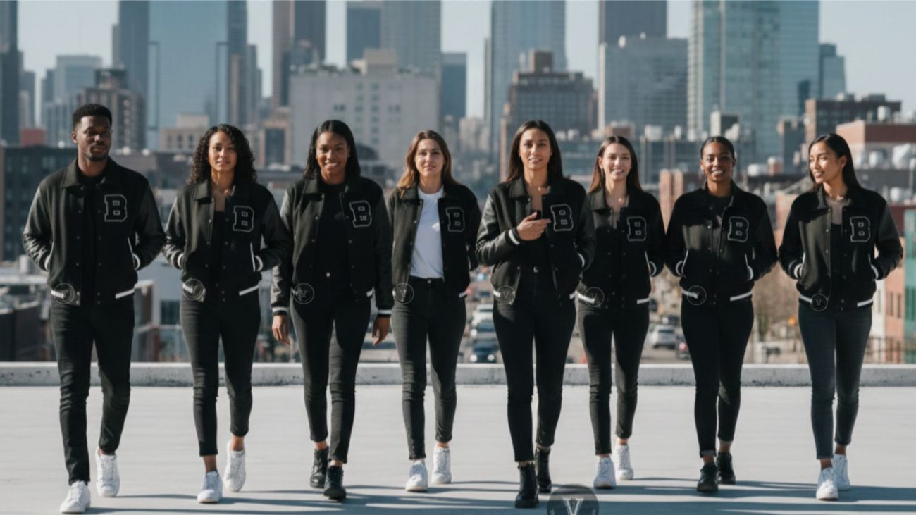 Design Varsity Jackets Polyester Baseball Jackets Lightweight