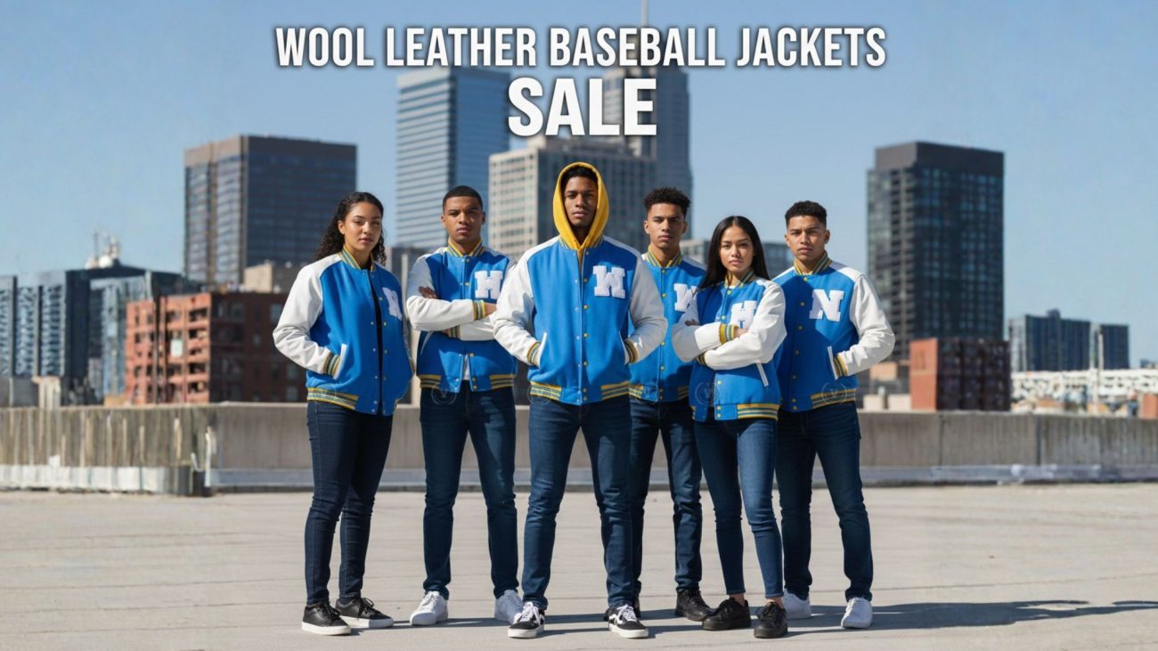 Wool And Leather Baseball Jackets Custom Made