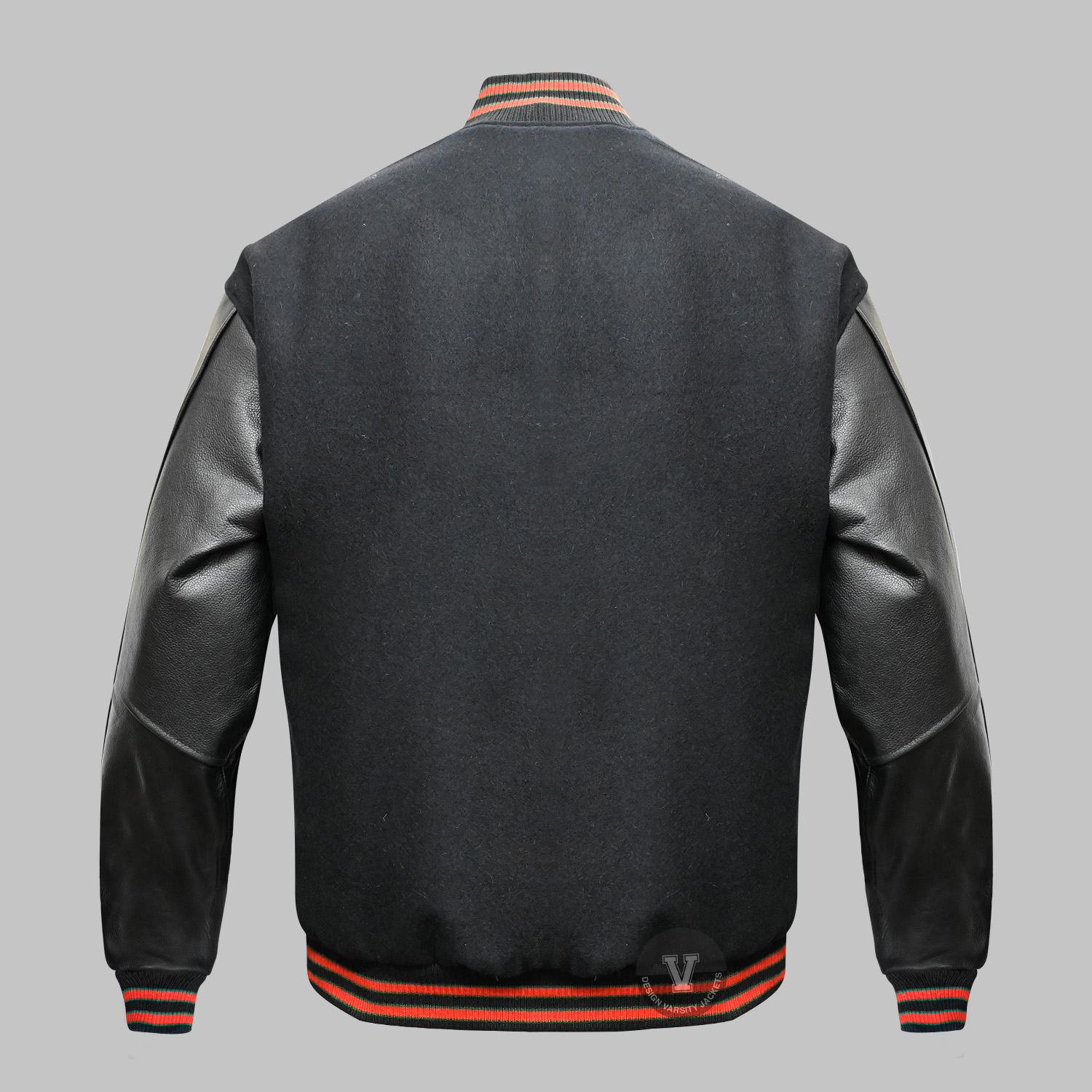 Vintage Letterman Jacket back view