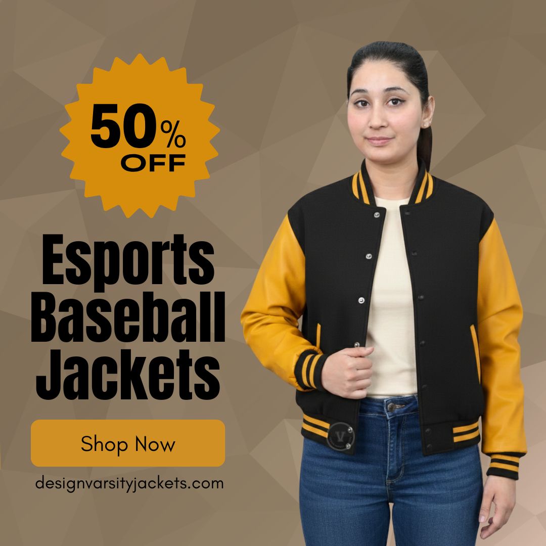 Esports Baseball Jackets Custom Design