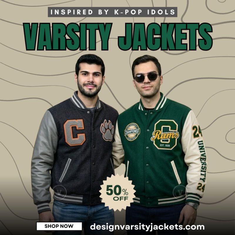 Varsity Jackets Inspired By K-Pop Idols