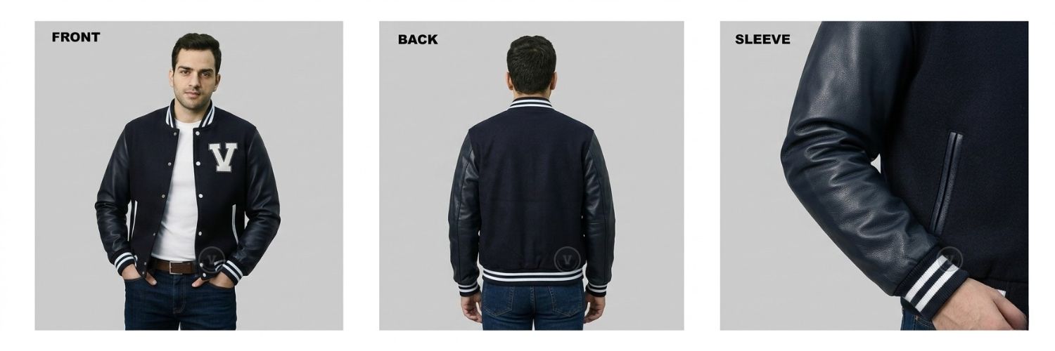 Wholesale Embroidery Baseball Jackets