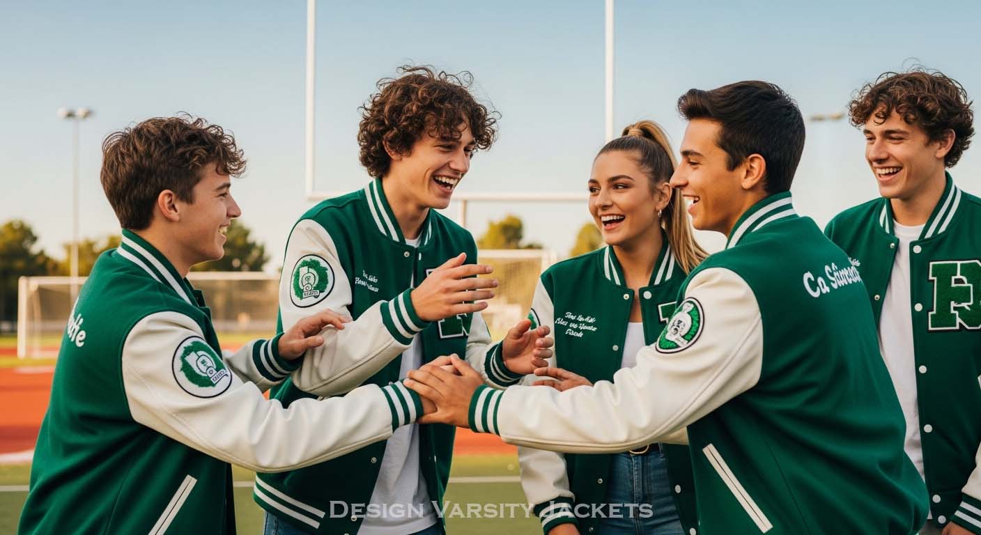 Green Varsity Jackets For Teams