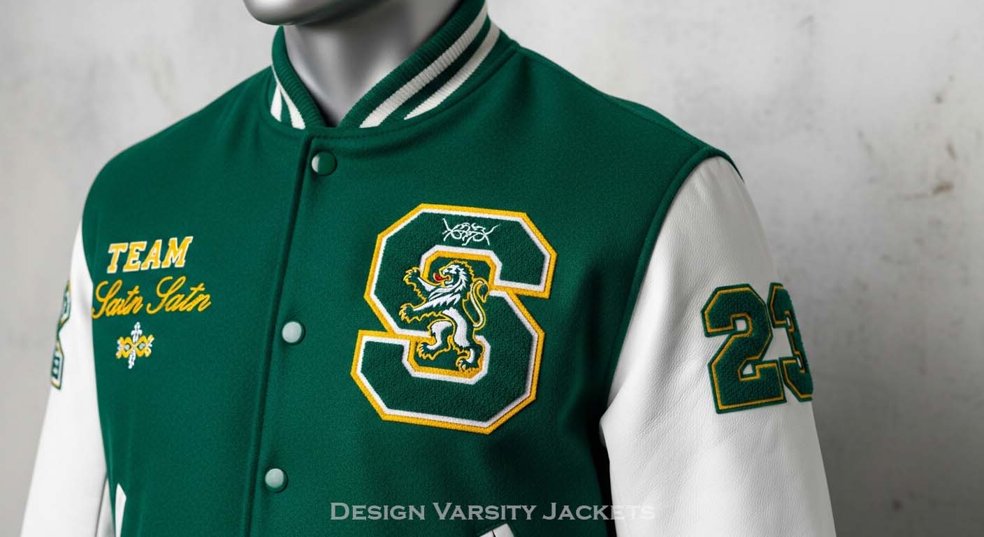 Green Varsity Jackets For Teams
