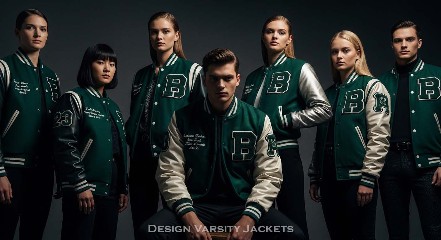 Green Varsity Jackets For Teams