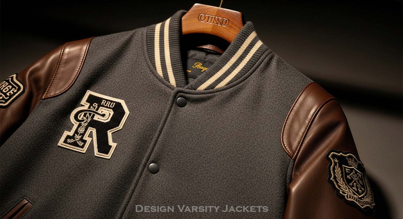 Varsity Jackets Leather Sleeves