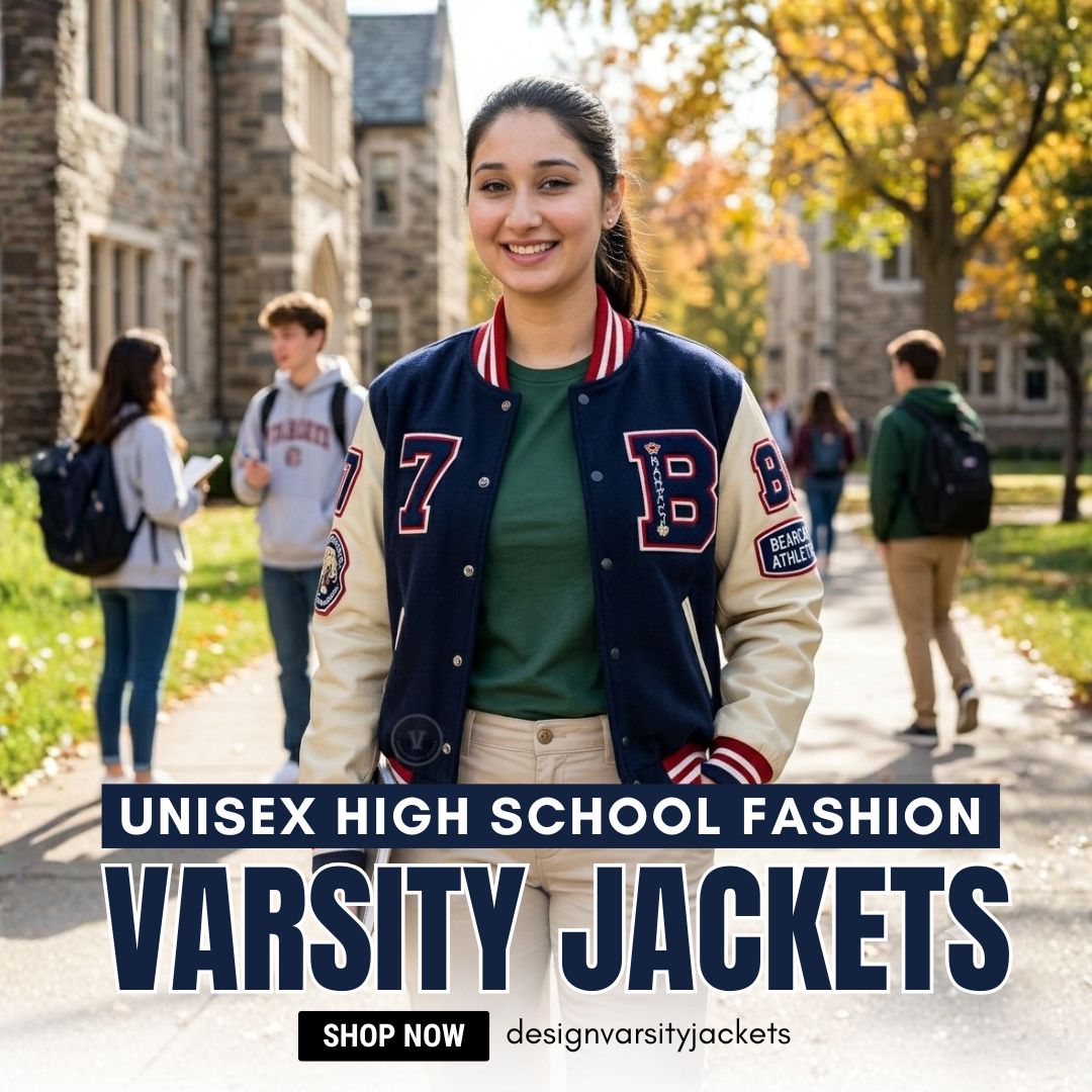 Varsity Jackets Unisex High School Fashion