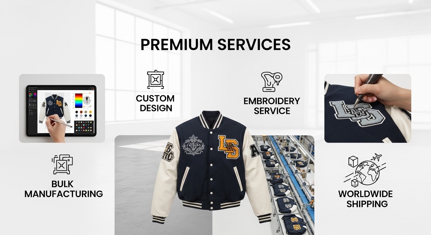 Varsity Jackets With Chenille Patches