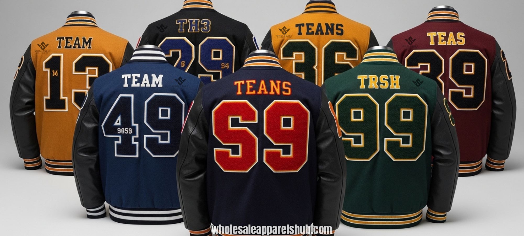 Varsity Jackets With Number Patches For Sports