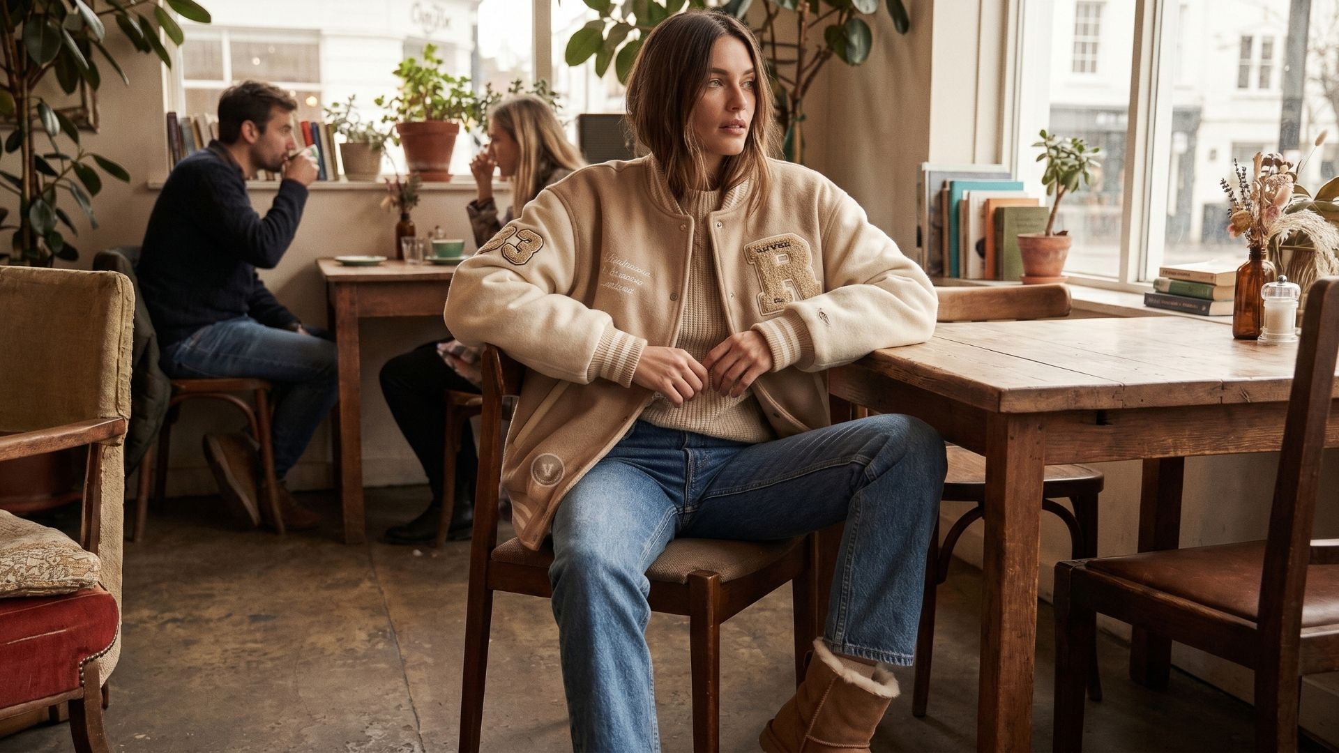 Classic Wool Varsity Jackets For Winter