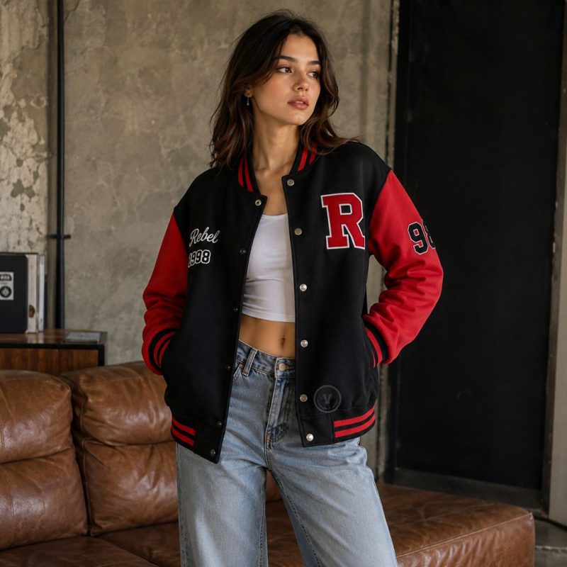 Classic Wool Varsity Jackets For Winter