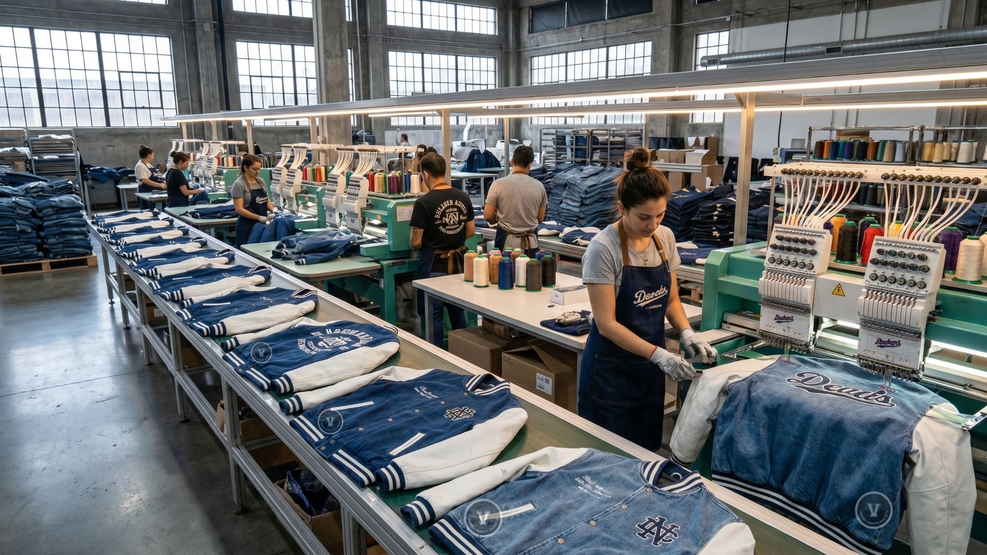 Denim Varsity Jackets For Casual Outfits