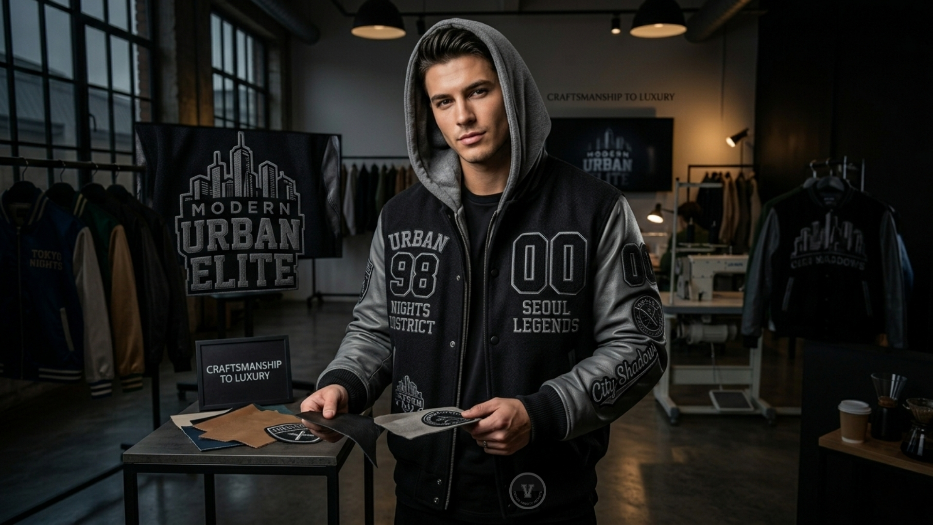 Hooded Varsity Jackets For Streetwear