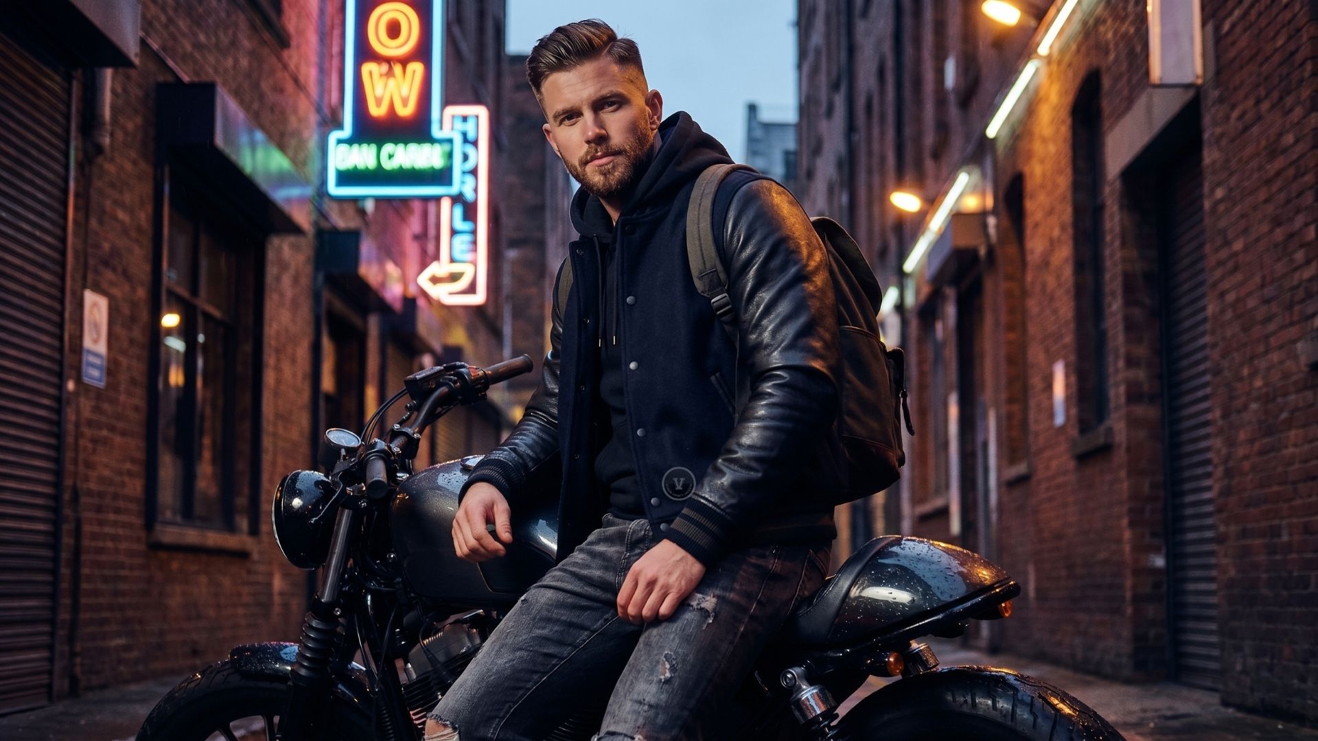 Leather Sleeve Varsity Jackets For Men