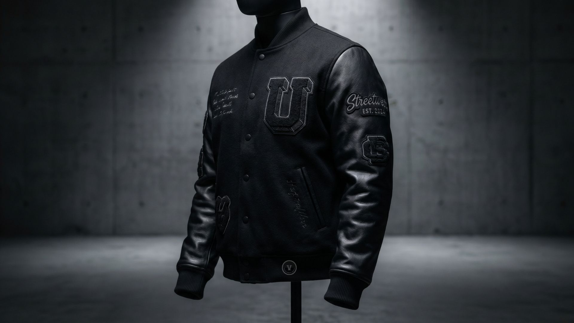 Leather Sleeve Varsity Jackets For Men