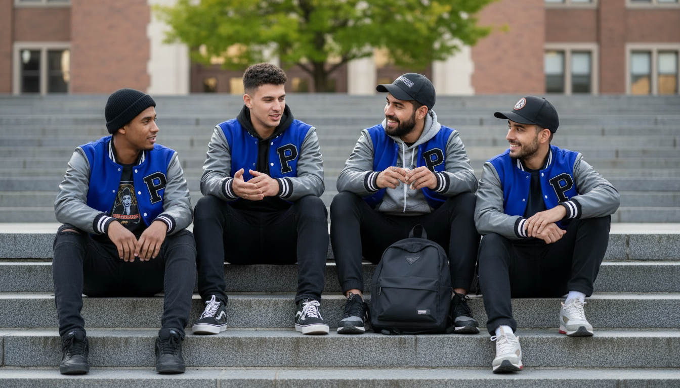 Varsity Jackets With Embroidered School Logos