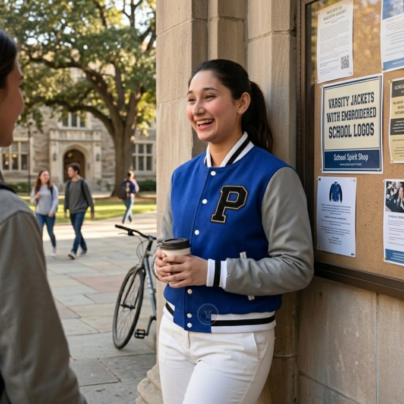 Varsity Jackets With Embroidered School Logos