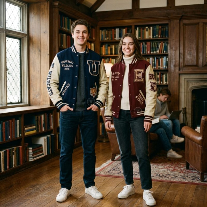 Varsity Jackets With Letter Patches