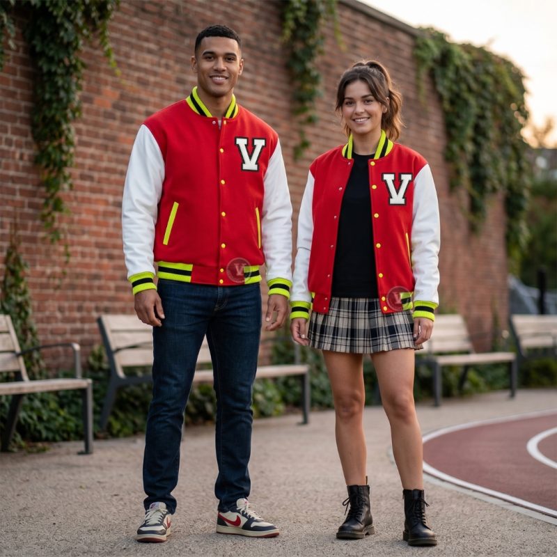 Varsity Jackets With Retro-Style