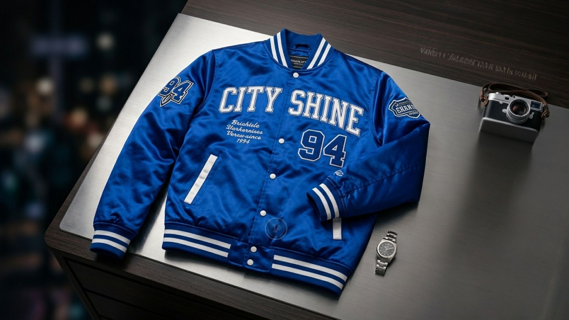 Varsity Jackets With Satin Finish