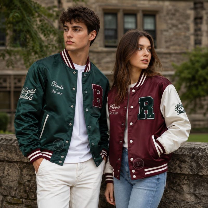 Varsity Jackets With Satin Finish