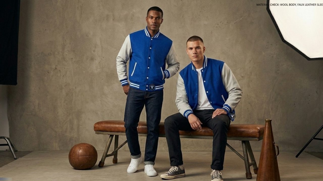 Varsity Jackets And Sneakers Casual Outfits