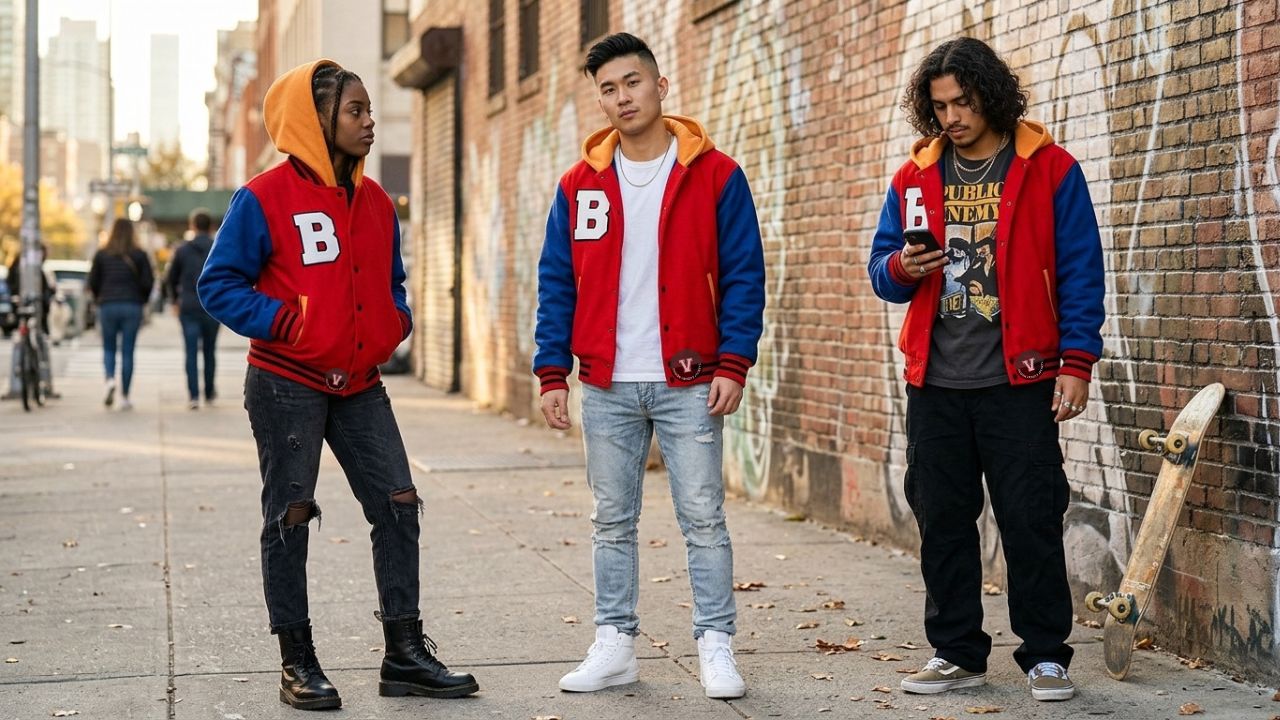 Varsity Jackets With Korean Street Fashion