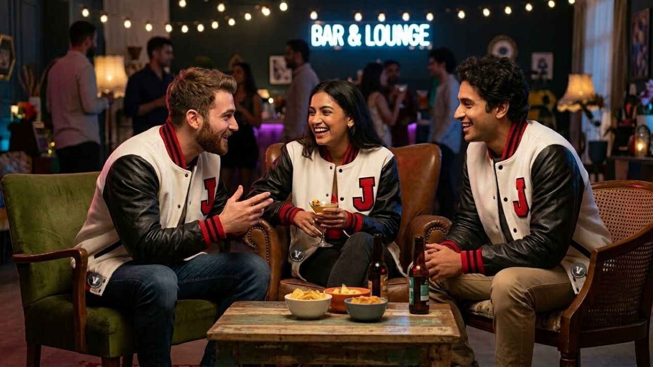 Varsity Jackets For New Year Party Outfits