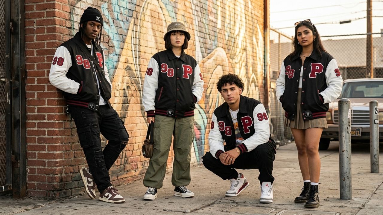 Varsity Jackets In African Urban Streetwear