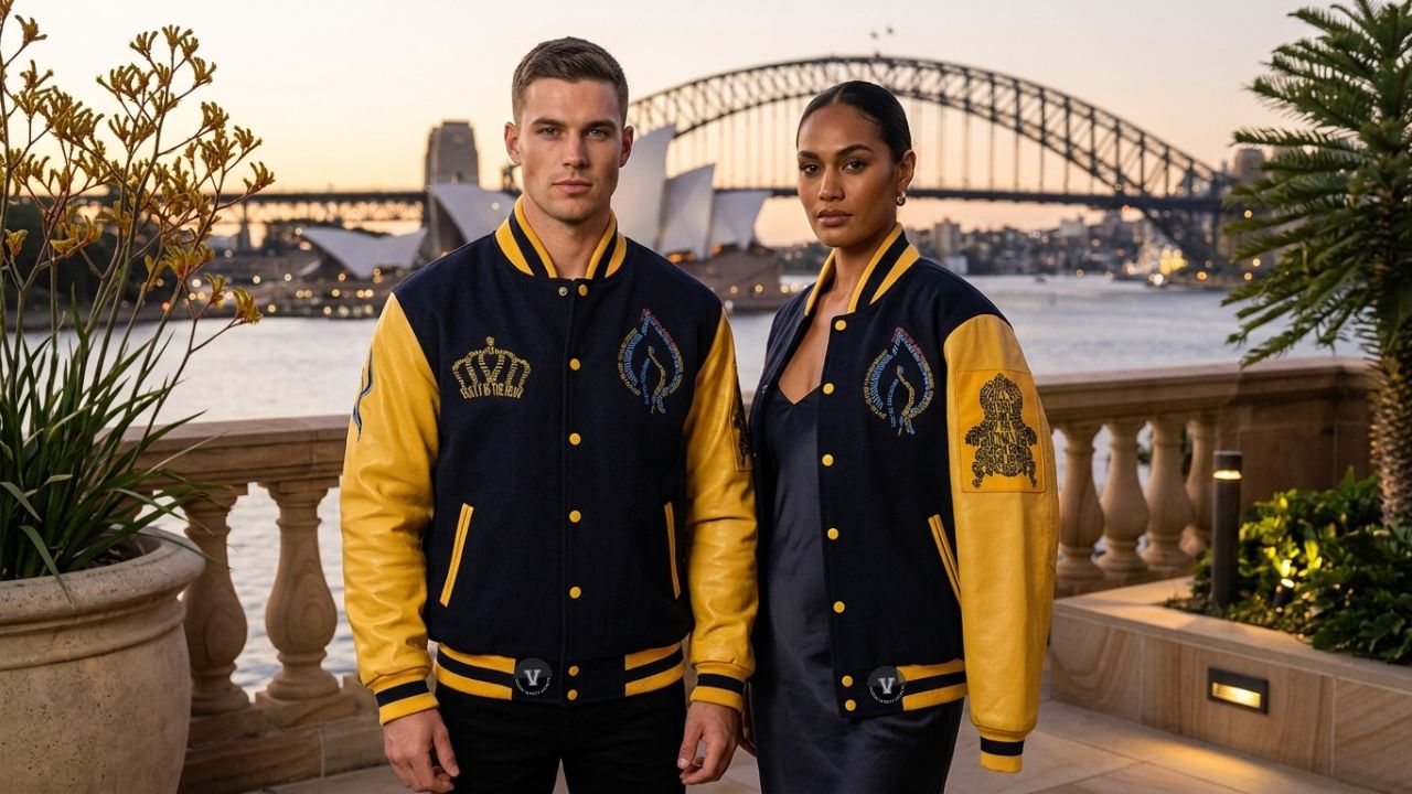 Discover why Varsity Jackets In Australian Street Culture are becoming a streetwear essential. Explore custom designs, premium embroidery, wholesale options, and personalized varsity jackets from Design Varsity Jackets.