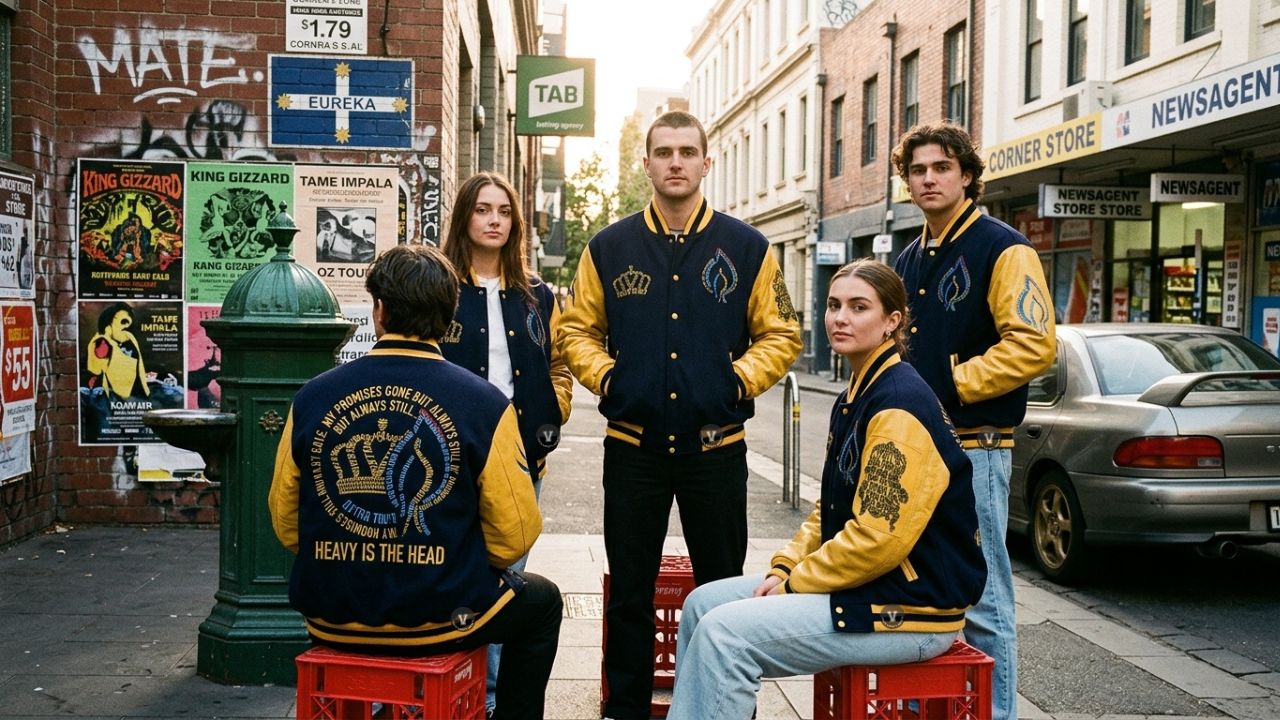 Discover why Varsity Jackets In Australian Street Culture are becoming a streetwear essential. Explore custom designs, premium embroidery, wholesale options, and personalized varsity jackets from Design Varsity Jackets.