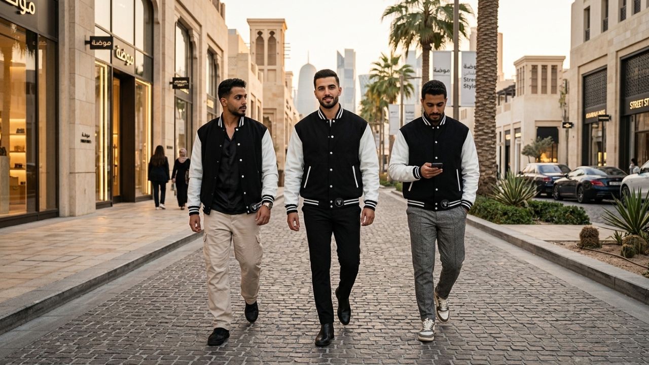 Varsity Jackets Trending in Middle East Fashion