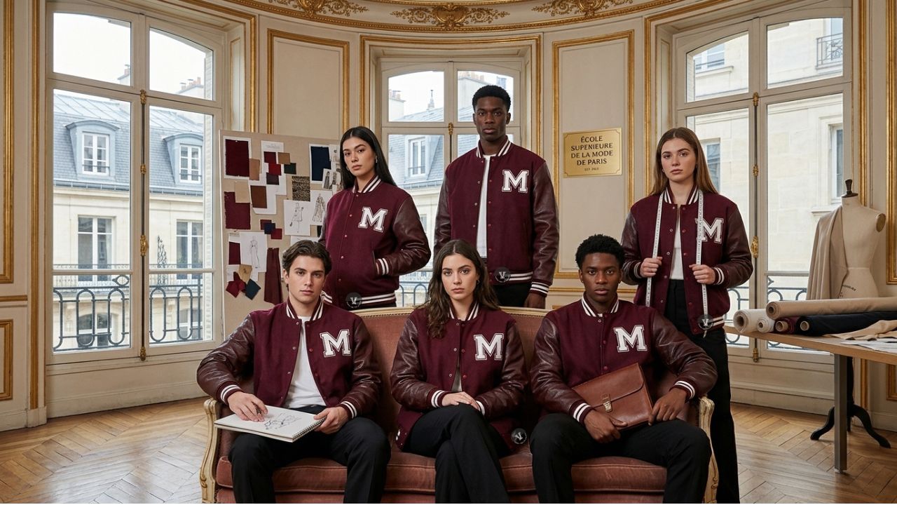 Varsity Jackets in Paris Luxury Fashion